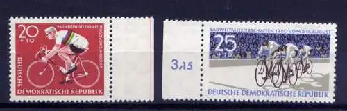 (29048) DDR Nr.779/80               **   postfrisch  Rand