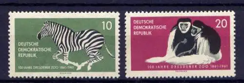 (29071) DDR Nr.825/6               **   postfrisch  