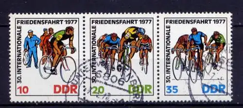 (29918) DDR Nr.2216/8 Streifen                O  gestempelt  