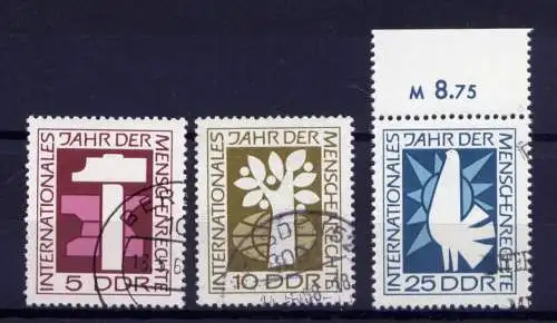 (29984) DDR Nr.1368/70                    O  gestempelt  