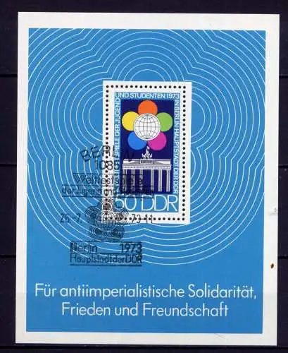 (30099) DDR Nr.1867 Block 38                                    O  gestempelt