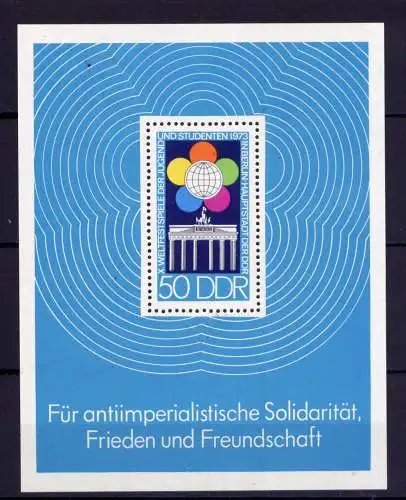 (30103) DDR Nr.1867 Block 38                                    **  postfrisch