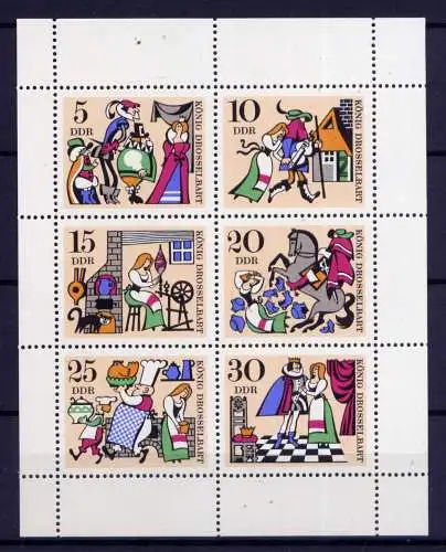 (30146) DDR Nr.1323/8  Kleinbogen                              **  postfrisch