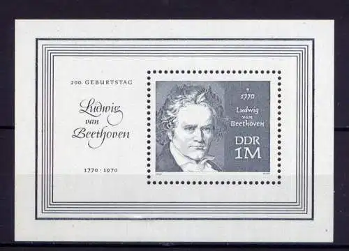 (30157) DDR Nr.1631  Block 33                                    **  postfrisch