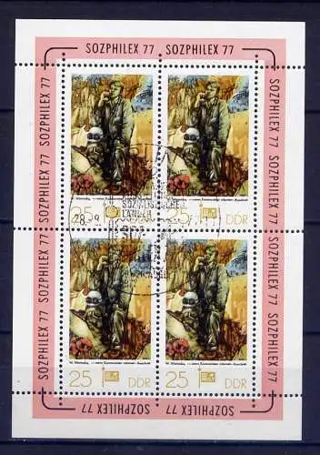 (16160) DDR 2248 Kleinbogen                O   gestempelt