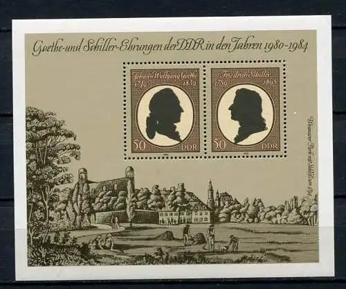 (205414)  DDR Nr.2681/2 Block 66     **  postfrisch
