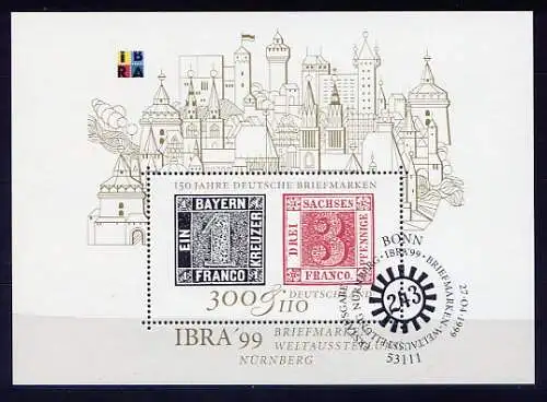  (8739) BRD Nr.2041 Block 46             O  gestempelt