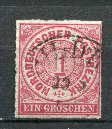 (008) Norddeutscher Bund Nr.4          O  gestempelt    