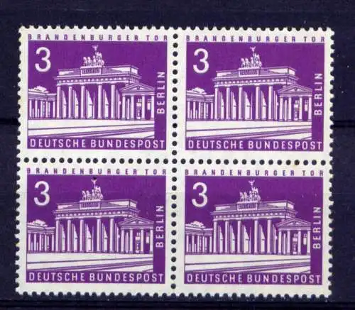 (2224) Berlin West Nr.231        **  postfrisch  Viererblock