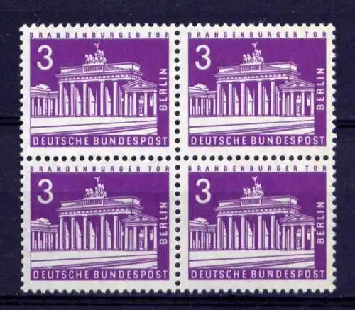 (2225) Berlin West Nr.231        **  postfrisch  Viererblock