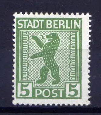 (2001) SBZ Nr.1 A        **  postfrisch