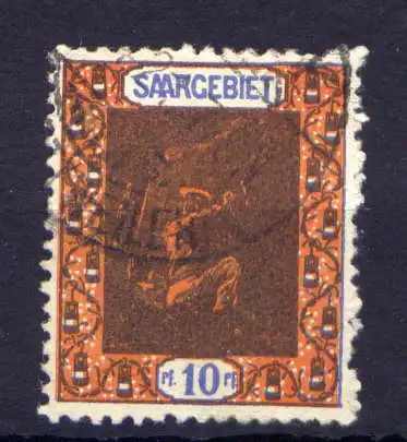 (246) Saargebiet Nr.54         O  gestempelt