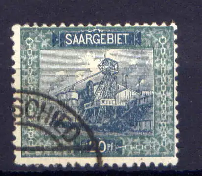 (247) Saargebiet Nr.55         O  gestempelt