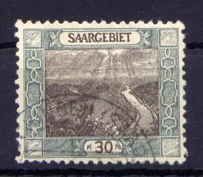 (249) Saargebiet Nr.58         O  gestempelt