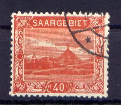 (250) Saargebiet Nr.59         O  gestempelt