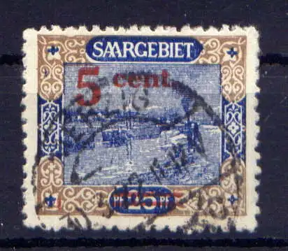 (253) Saargebiet Nr.71         O  gestempelt