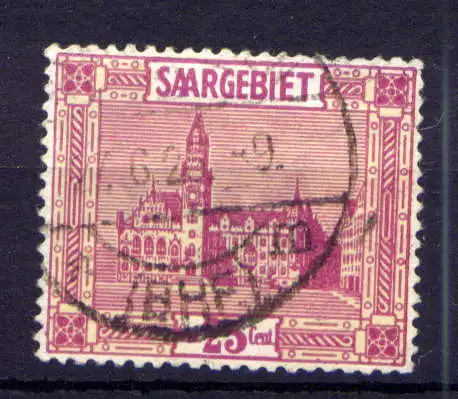 (272) Saargebiet Nr.100       O  gestempelt