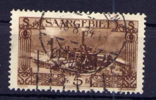 (280) Saargebiet Nr.121       O  gestempelt