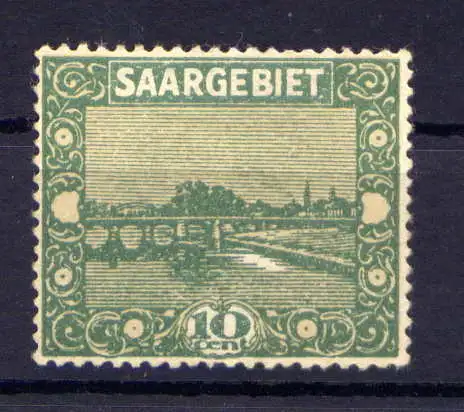 (305) Saargebiet Nr.  86      *  ungebraucht