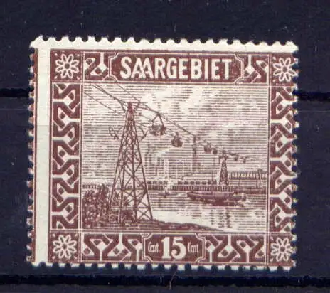 (306) Saargebiet Nr.  87      *  ungebraucht