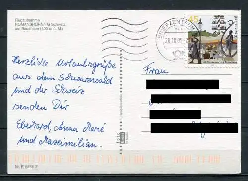 (3987) Romanshorn Luftaufnahme   Schweiz - gelaufen 2005