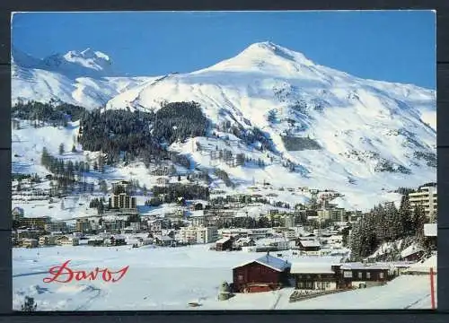 (2631) Davos Dorfberg Panoramablick  Schweiz - gelaufen 1983