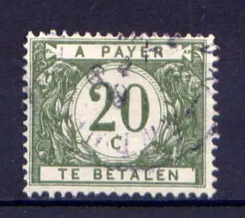 (2213) Belgien Porto Nr.19 C        O  gestempel