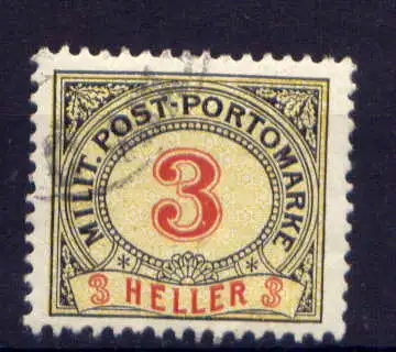 (265) Bosnien - Herzegowina Porto Nr.3       O  gestempelt