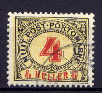 (266) Bosnien - Herzegowina Porto Nr.4       O  gestempelt