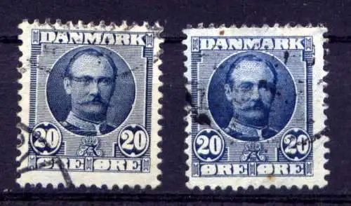 (897) Dänemark Nr.55 a + b       O  gestempelt