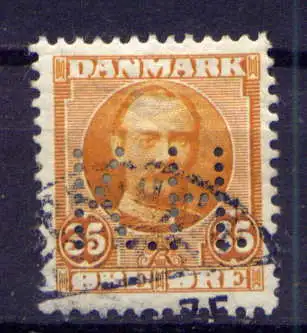 (899) Dänemark Nr.57       O  gestempelt / Perfin: K.H.