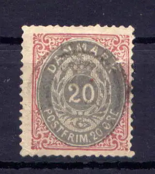 (981) Dänemark Nr.28 II YA       O  gestempelt