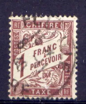 (2137) Frankreich Porto Nr.50     O  gestempelt