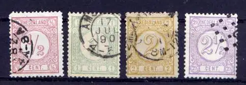 (1450) Niederlande Nr.30/3 a        O  gestempelt