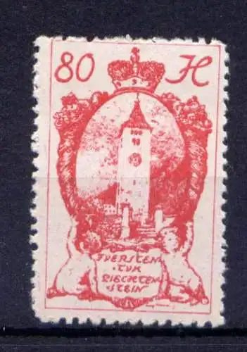 (176) Liechtenstein Nr.34         *  ungebraucht