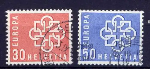 (2512) Schweiz Nr.679/80        O  gestempelt
