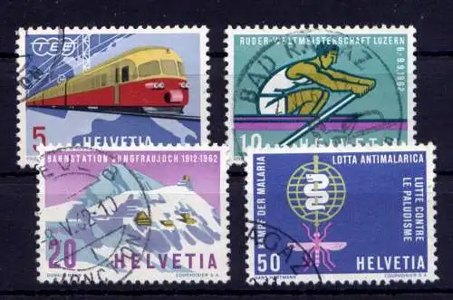 (2521) Schweiz Nr.747/50        O  gestempelt