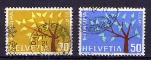 (2523) Schweiz Nr.756/7        O  gestempelt 