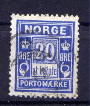 (1517) Norwegen Porto Nr.5         O  gestempelt