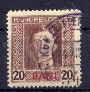 (4129) Österreich Feldpost in Rumänien Nr.7       O  gestempelt