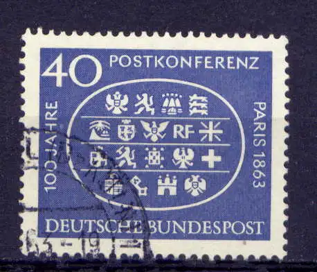 (12933)  BRD Nr.398        O   gestempelt  