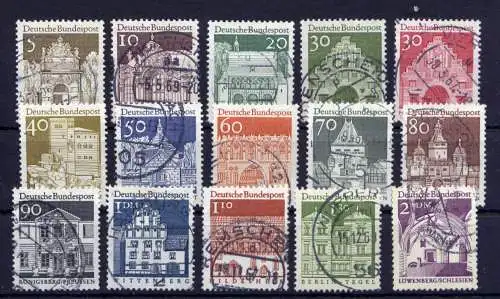 (12968)  BRD Nr.489/503        O   gestempelt  