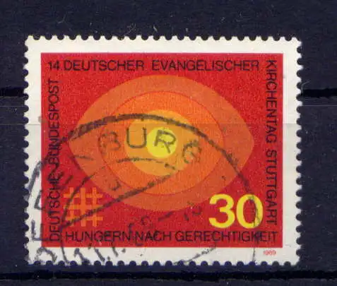 (12999) BRD Nr.595        O   gestempelt  