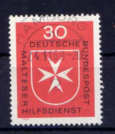 (13001) BRD Nr.600        O   gestempelt  