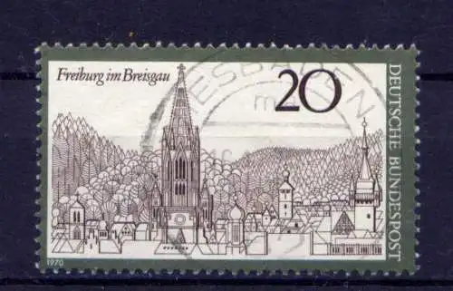 (13020) BRD Nr.654        O   gestempelt