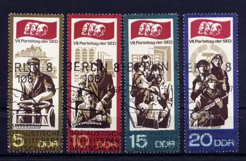 (30566) DDR Nr.1268/71           O  gestempelt