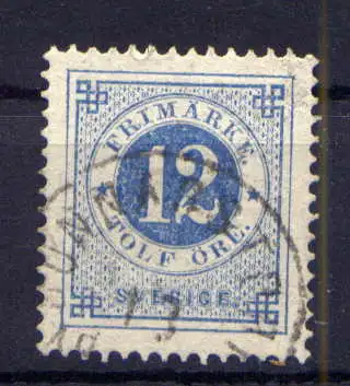 (1704) Schweden Nr.21 B         O  gestempelt