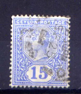 (095) Ceylon Nr.122           O  gestempelt