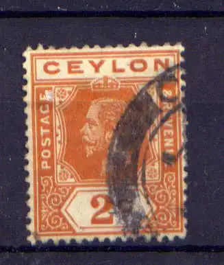 (107) Ceylon Nr.166           O  gestempelt