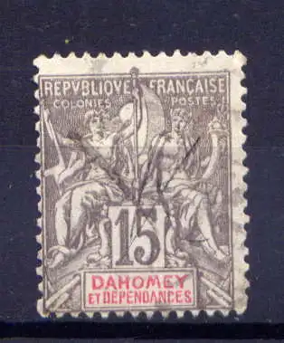 (001) Dahomey  Nr.2         O  gestempelt